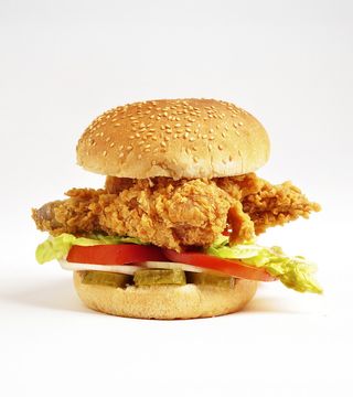 Hamburguesa De Pollo Crujiente
