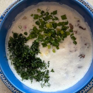 Окрошка з куркою