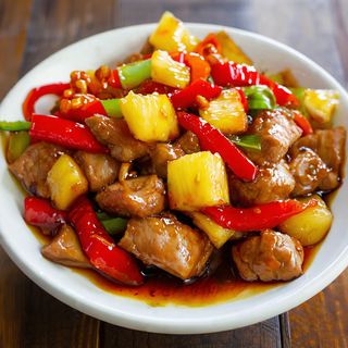 Maiale in salsa agrodolce