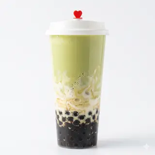 Matcha Con Tapioca Azúcar Morena