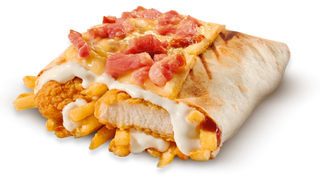 Tacos cordon bleu gratiné