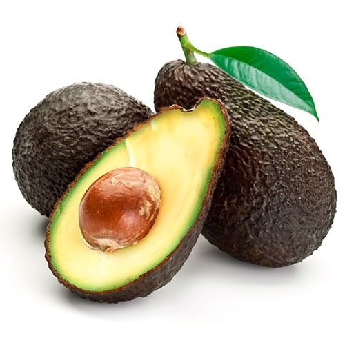 Entera tostada de aguacate natural