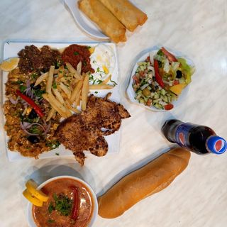 Menu Complet Escalope Grillé