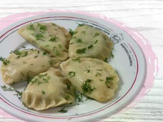 Pierogi ze szpinakiem i koperkiem