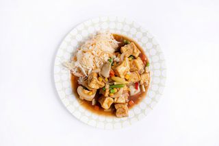Tofu w sosie pikantnym