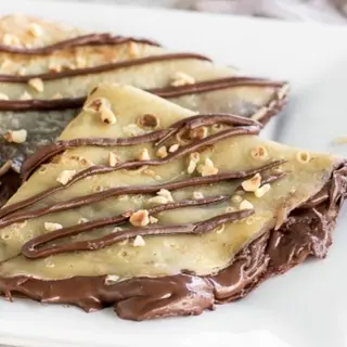 Crepses con nutella ferrero Gluten free