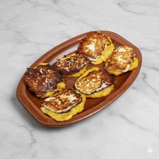 Patacones Con Queso