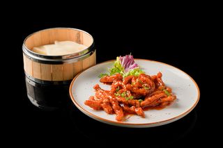 Beijing Sauce Shredded Pork 京酱猪肉条带面皮