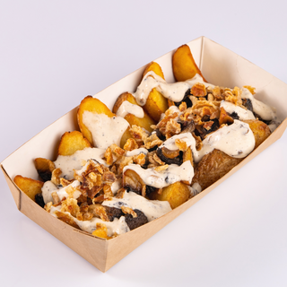 Картофель по-деревенски с грибами