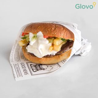 Телешки Бургер с месо от дюнер