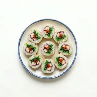 Lámina De Soja Pulpo Con Wakame Y Salsa Shichimi (9 Uds.)