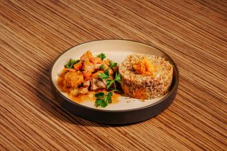 Gulyash with buckwheat