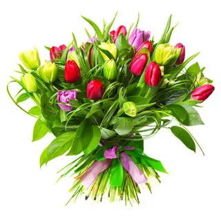 Ramo De 17 Tulipanes