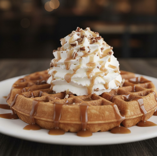 Gofre Con Sirope De Caramelo (1 Ud.)