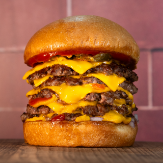 Cheeseburger Triple-Double