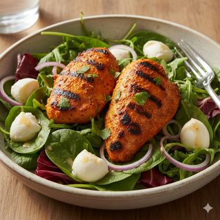 Insalata con pollo tikka menù 