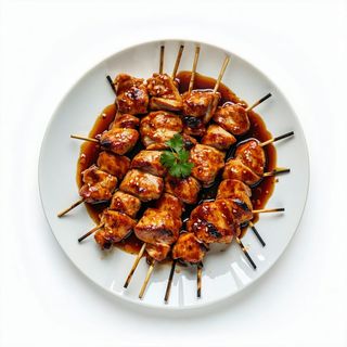 Pollo con sate cinese