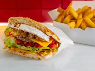 Combo Pita Burger  Side