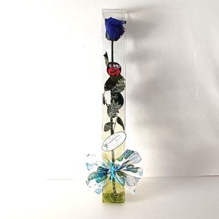 Rosa Eterna Azul Caja Crande 