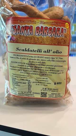 Scaldatelli all'olio
