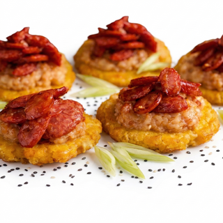 Patacones Con Chorizo