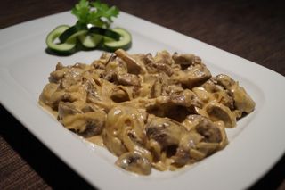 Бефстроганов с грибами