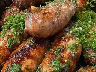 Ковбаски курячі з сиром