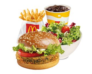 Veggie Burger Combo obrok