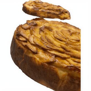 40. Tarta De Manzana Con Caramelo Y Nata