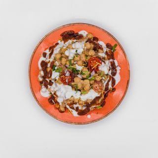 Chaat Con Mezcla De Garbanzos