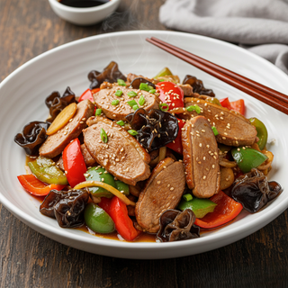 Rata cu ardei si urechi de lemn 