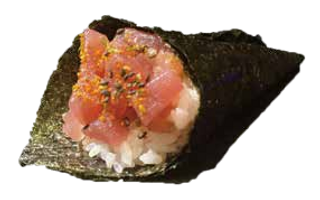 72. Temaki spicy tuna - 2 pezzi