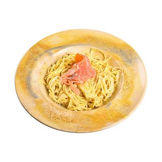 СПАГЕТИ  ПУШЕНА СЬОМГА  (400г)