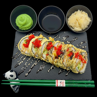 Futomaki w tempurze z krewetkami - 6 szt