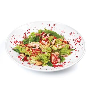 Зелений салат з морепродуктами (270г)