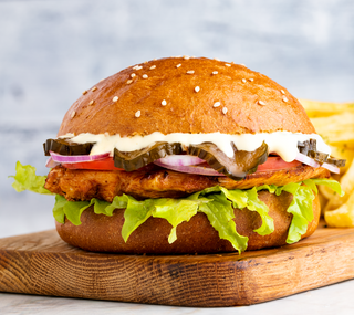 Saab Gourmet Chicken Burger