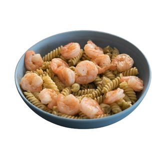 Fusili Pesto E Gambas