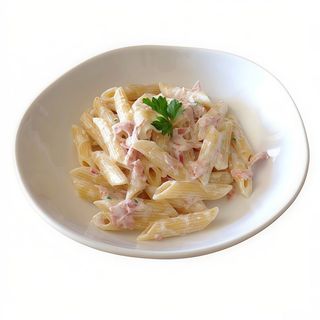 Penne panna e prosciutto