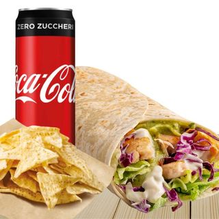 Combo Guaca Chicken Wrap