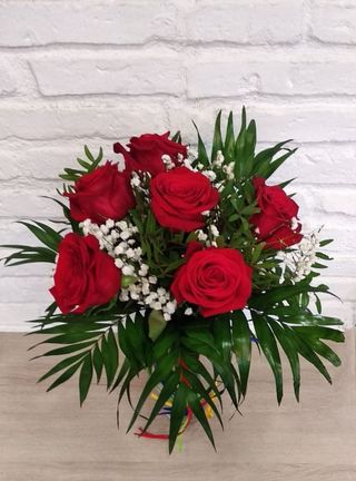 Ramo De 6 Rosas Rojas