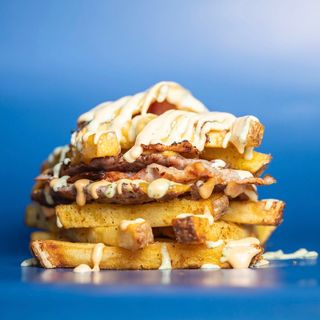 Patatas Fritas Con Carne Smash