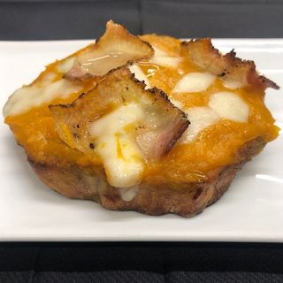 Calabaza, Panceta Y Crema De Quesos