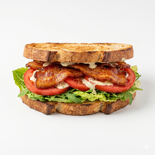 TOAST BACON, LECHUGA, TOMATE/ BACON, LETTUCE AND TOMATO