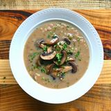 Cream of mushroom soup