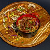 ბრინჯის ლაფშა ღორის ხორცით