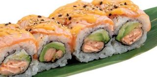 149 Uramaki Salmon style roll