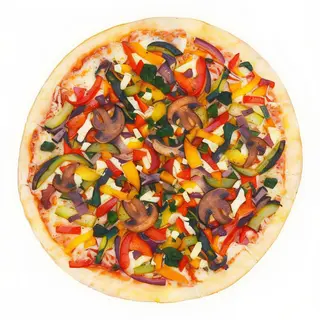 Pizza Fina Vegan Sicilia Mediana (27 Cm.)