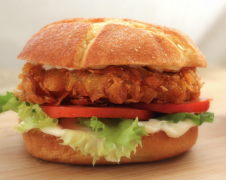 Menú Hamburguesa de pollo Crujiente 