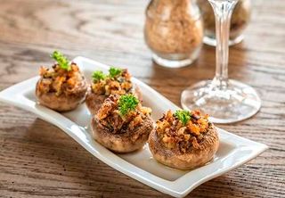 Ciuperci gratinate 250 gr.