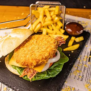 Hamburguesa De Pollo Crunchy